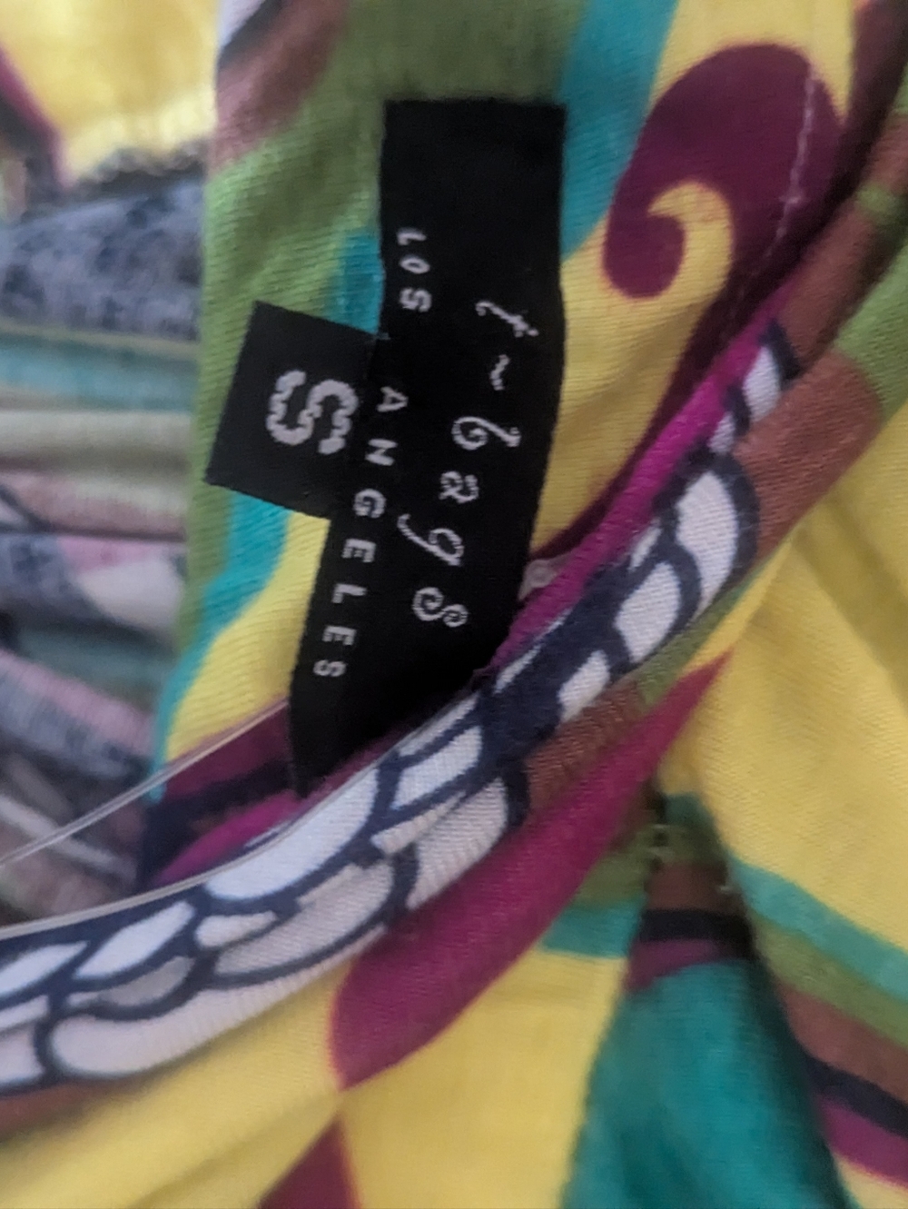 T BAGS Rare Maxi Dress-Small - Picture 3 of 6